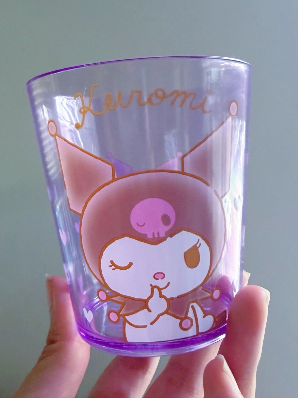 🛍️3/$20🛍️ Kuromi Purple Character Plastic Mini Cup